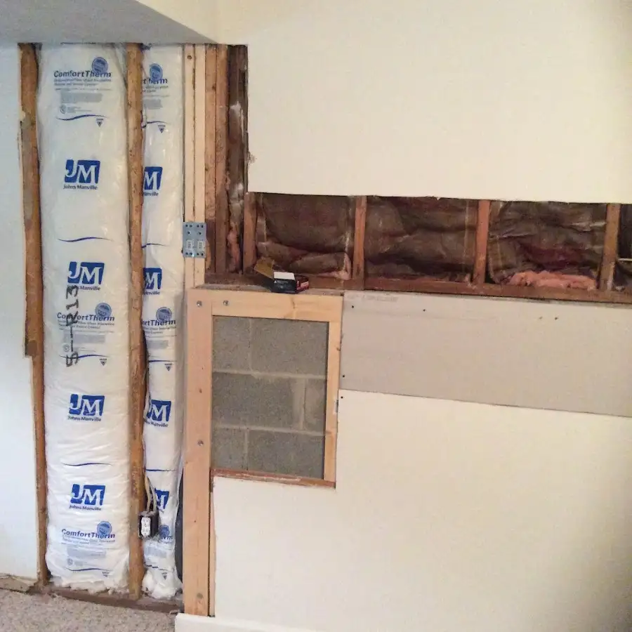 Wall insulation replacement during Odor Removal & Deodorization in Ridgeway